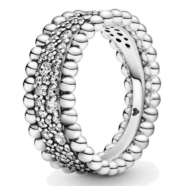 Beaded Pave Band